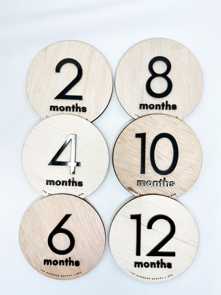 SHORE BABY Baby Milestone Signs — Double Sided  (COLLECTIVE)