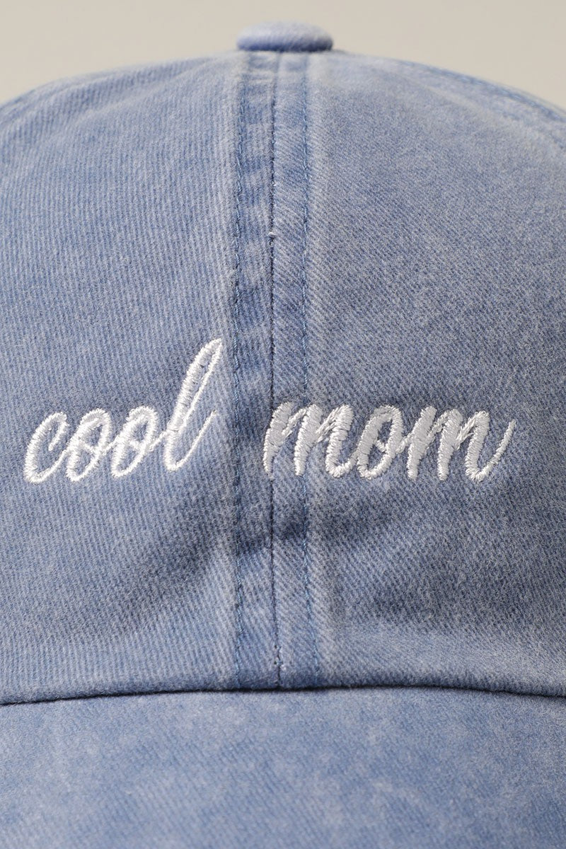 COOL MOM DENIM BLUE DAD HAT