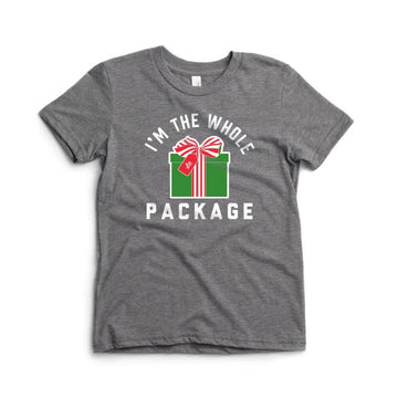LEDGER I'M THE WHOLE PACKAGE TEE | HEATHER GREY
