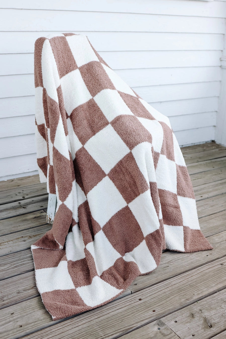 (PRE-ORDER) COZY CHECK CLOUD PLUSH BLANKET | 3 COLORS