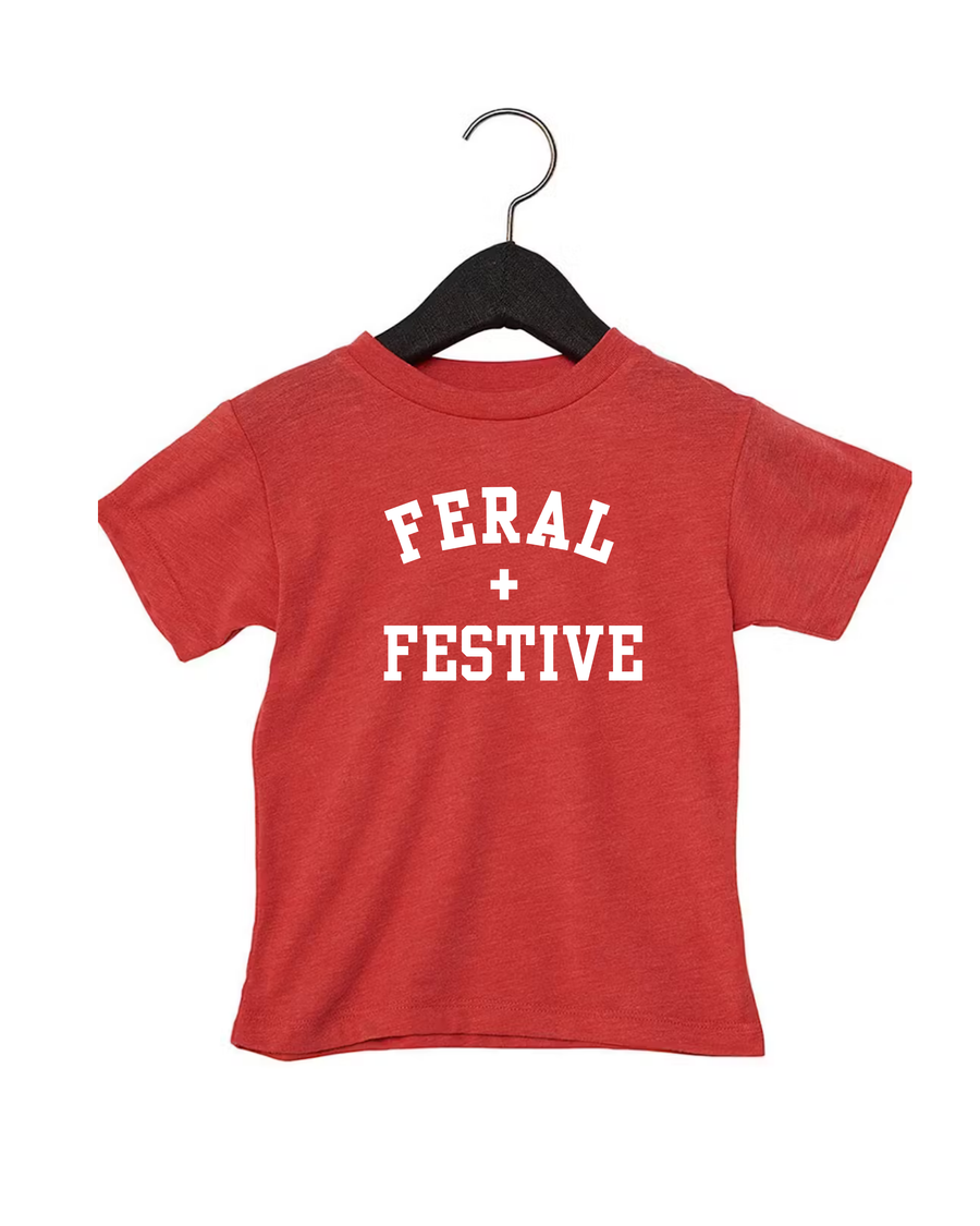 Feral + Festive Kids Tee