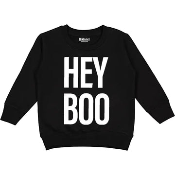 HEY BOO HALLOWEEN SWEATSHIRT | KIDS