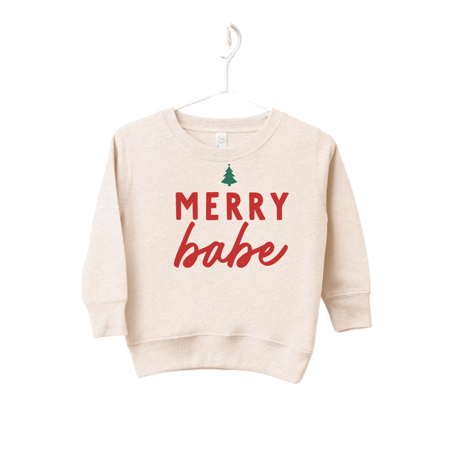 SAVED BY GRACE Merry Babe Tree Pullover (COLLECTIVE)