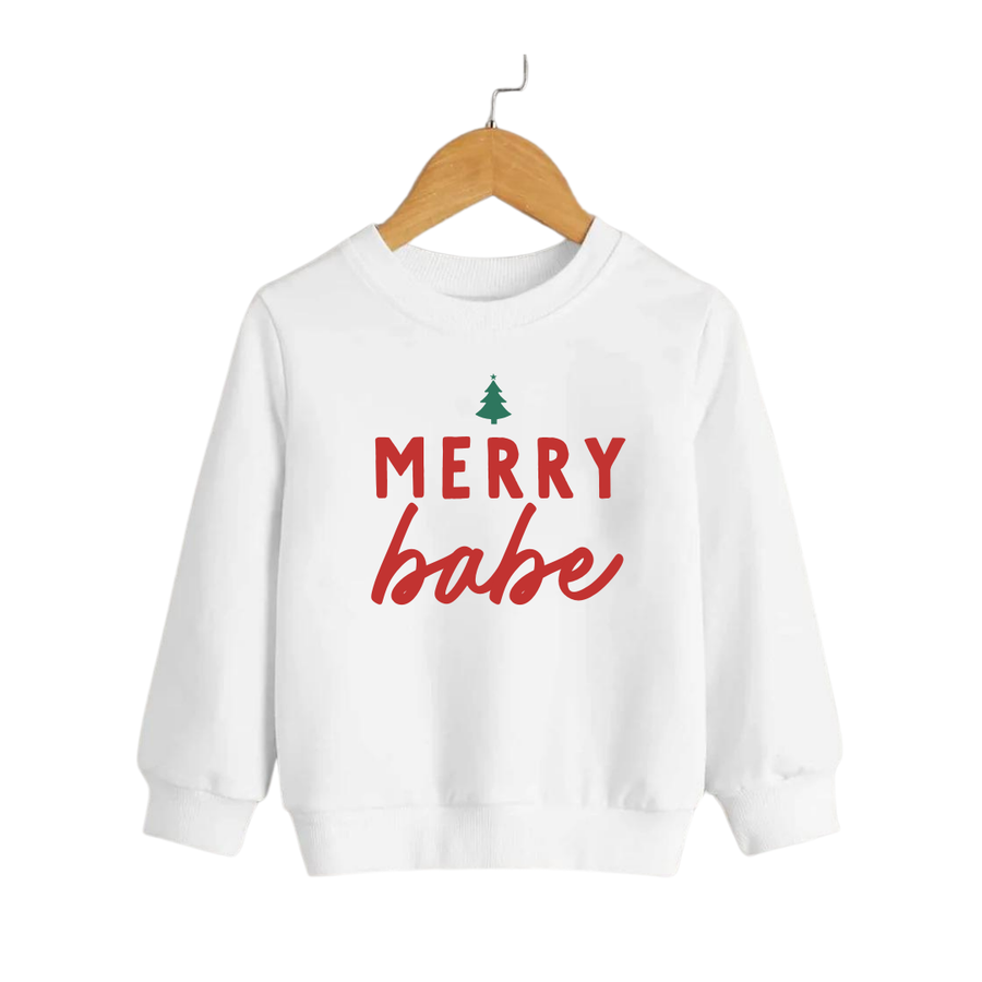 SAVED BY GRACE Merry Babe Tree Pullover (COLLECTIVE)
