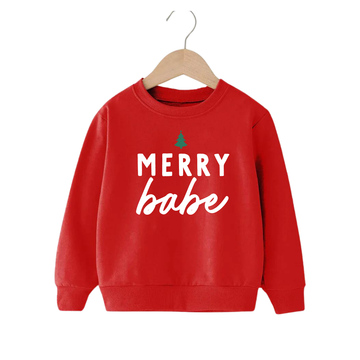 SAVED BY GRACE Merry Babe Tree Pullover (COLLECTIVE)