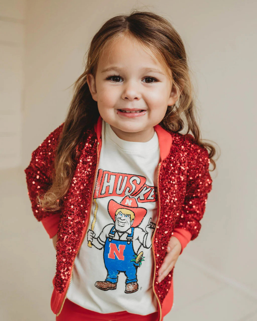 (PRE-ORDER) MILA + ROSE SASSY IN SEQUINS GIRLS BOMBER JACKET | 4 COLORS