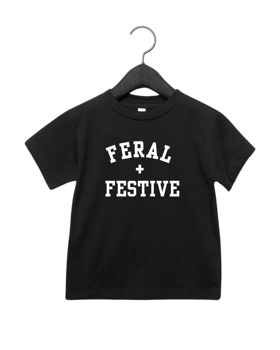 Feral + Festive Kids Tee