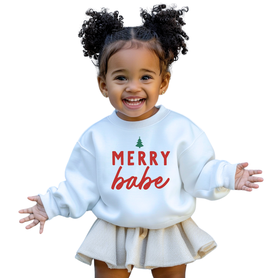 SAVED BY GRACE Merry Babe Tree Pullover (COLLECTIVE)