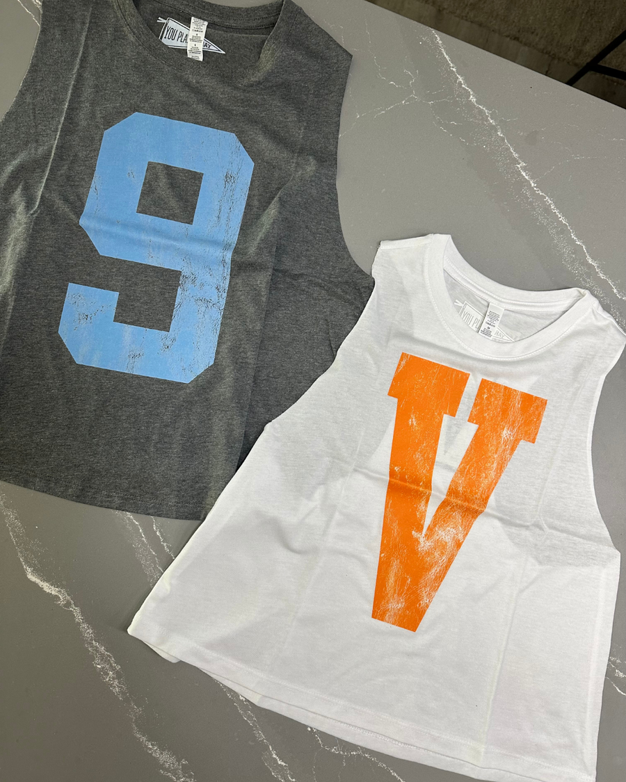 (PRE-ORDER) CUSTOM #1 FAN CROP TANK | VARIOUS COLORS