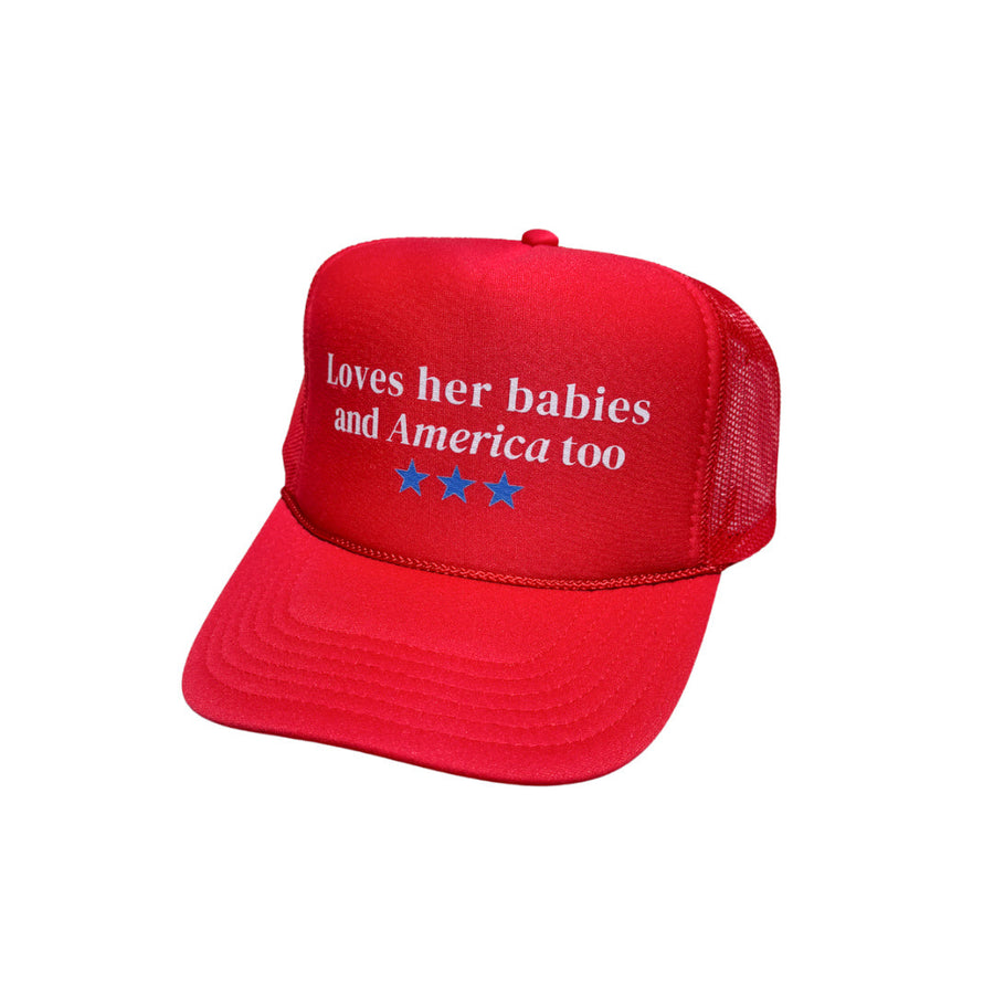 YOUNG + RAD LOVES HER BABIES AND AMERICA TOO TRUCKER (COLLECTIVE)