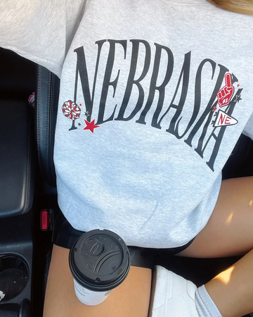 FSB NEBRASKA SPIRIT SWEATSHIRT | ASH GRAY