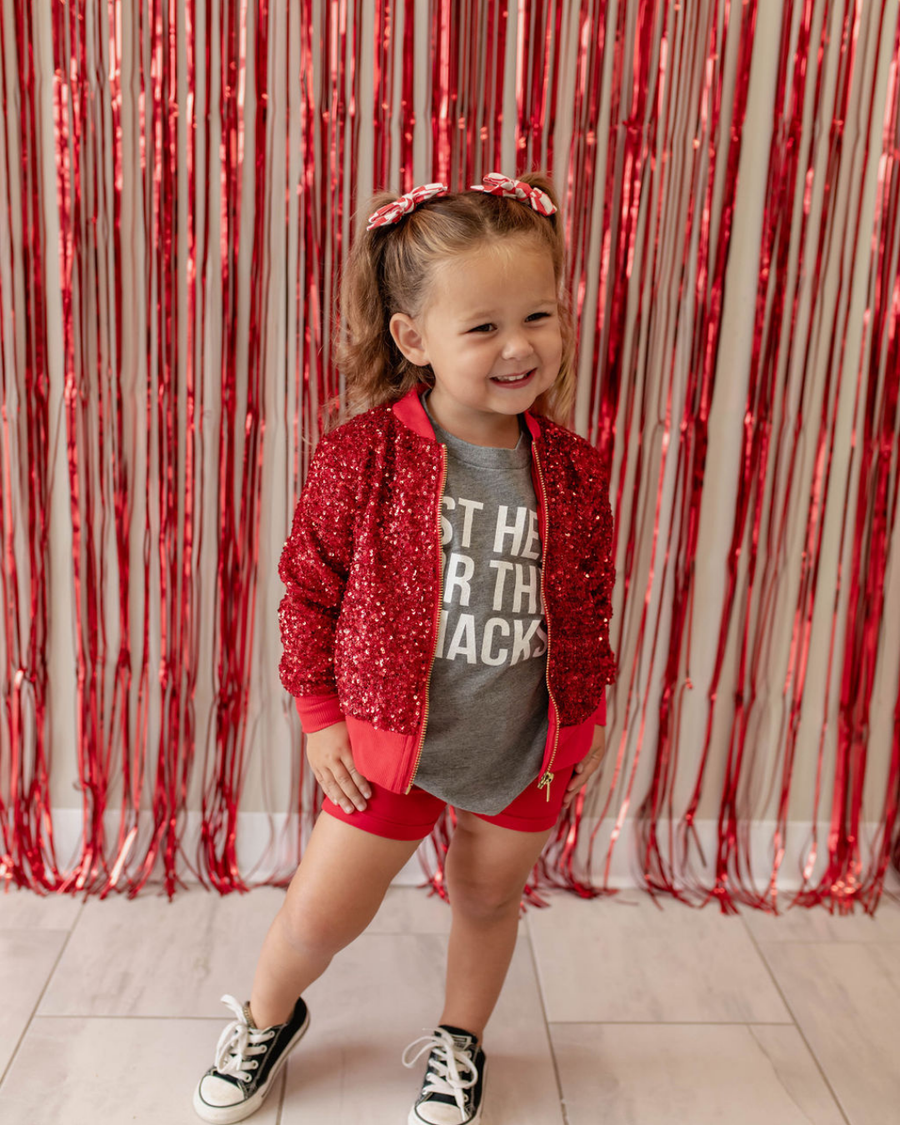 MILA + ROSE TWIRL SHORTS | RED