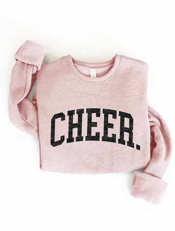 THE OC CHEER WOMEN'S GRAPHIC SWEATSHIRT | ROSE