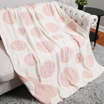 VOLLEYBALL PLUSH BLANKET | PINK