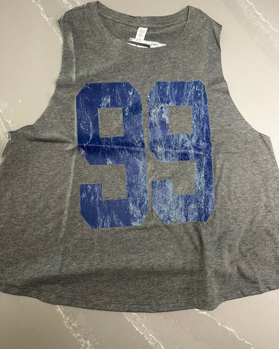 (PRE-ORDER) CUSTOM #1 FAN CROP TANK | VARIOUS COLORS