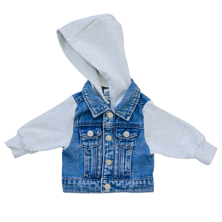 Mebie Baby Hooded Jean Jacket (COLLECTIVE)