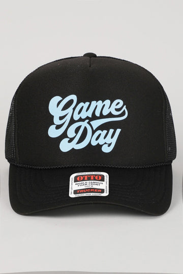 GAME DAY FOAM TRUCKER HAT | BLACK**