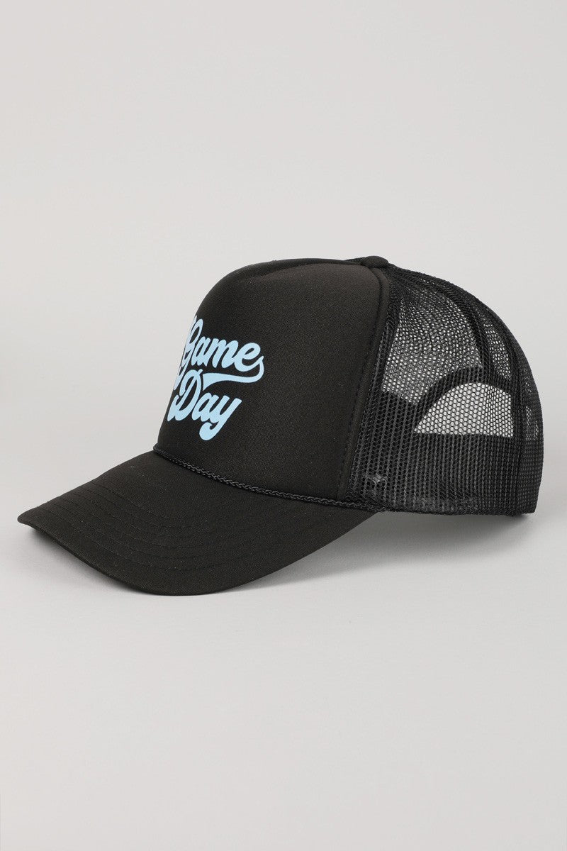GAME DAY FOAM TRUCKER HAT | BLACK**