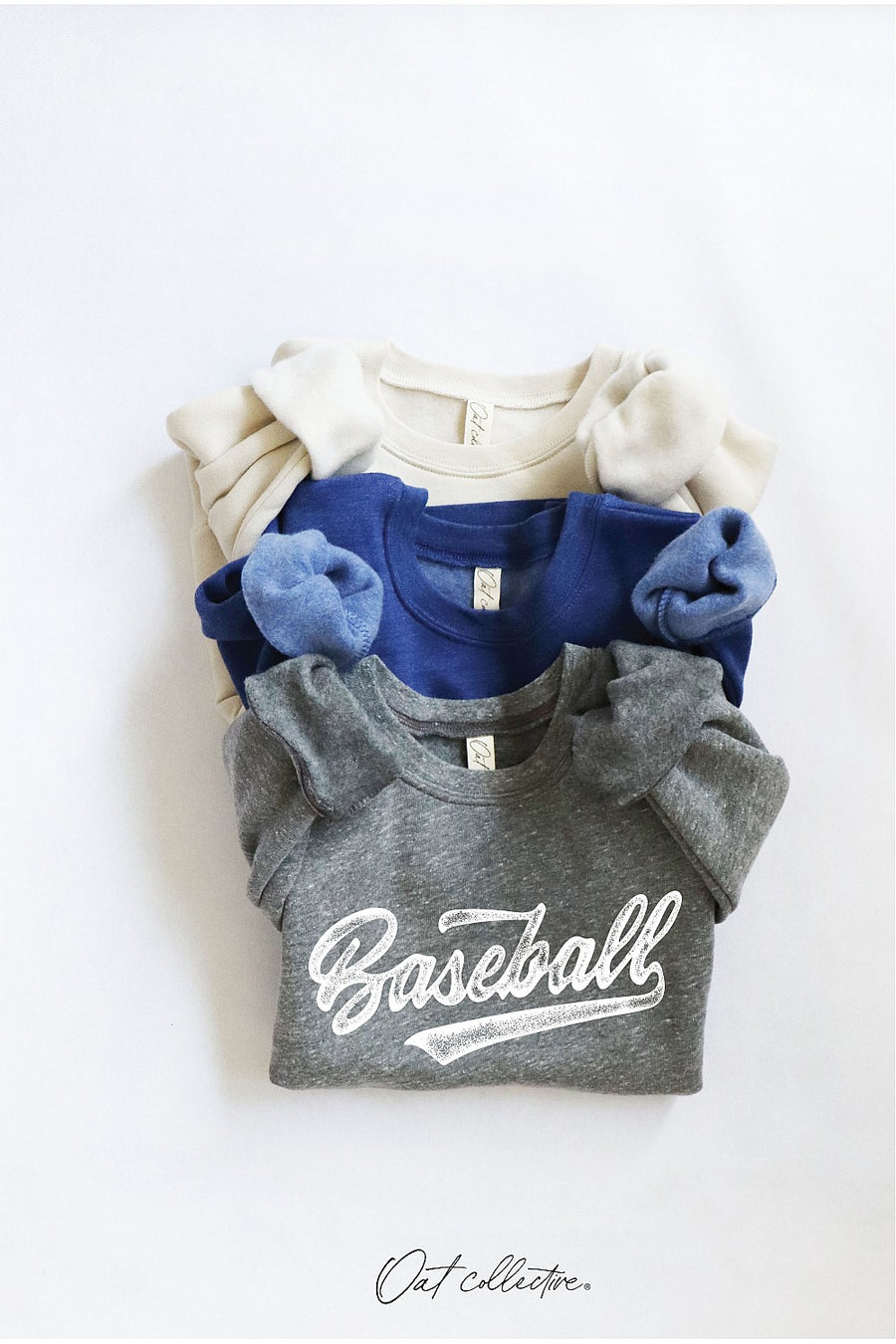 (PRE-ORDER) THE OC BASEBALL SCRIPT GRAPHIC SWEATSHIRT | YOUTH + TODDLER