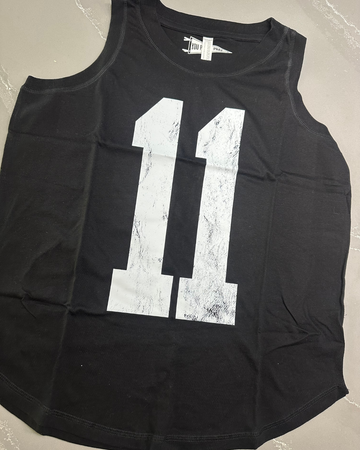 (PRE-ORDER) CUSTOM #1 FAN RELAXED TANK | BLACK, GRAY OR WHITE