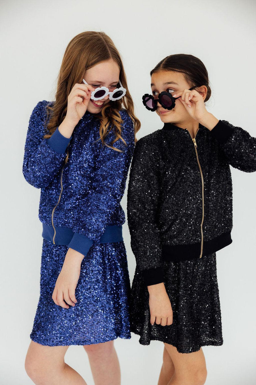 (PRE-ORDER) MILA + ROSE SASSY IN SEQUINS GIRLS BOMBER JACKET | 4 COLORS
