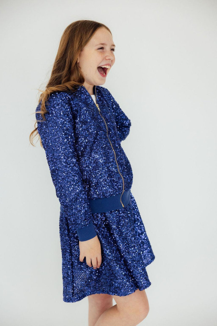 (PRE-ORDER) MILA + ROSE SASSY IN SEQUINS GIRLS BOMBER JACKET | 4 COLORS