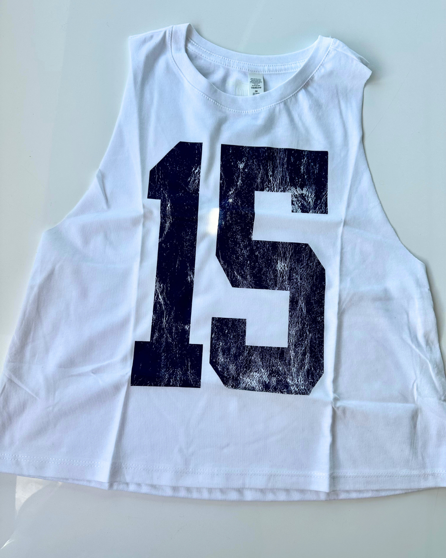 (PRE-ORDER) CUSTOM #1 FAN CROP TANK | VARIOUS COLORS