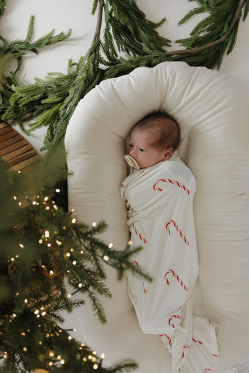 Bamboo Swaddle | Candy Cane