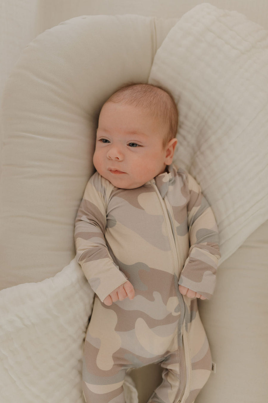 Bamboo Zip Pajamas | Camo