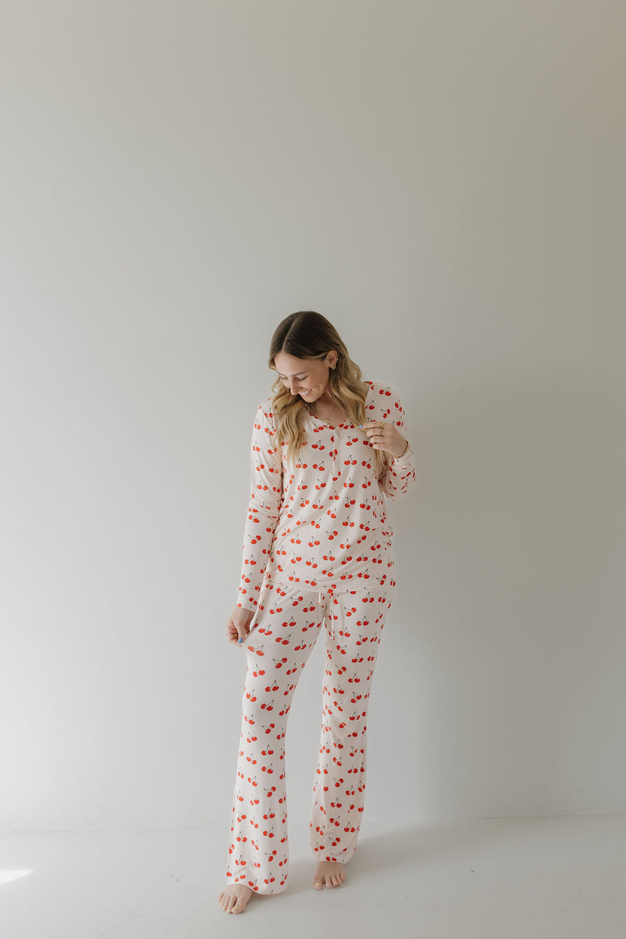 Women's Bamboo Pajama | Cherry Orchard