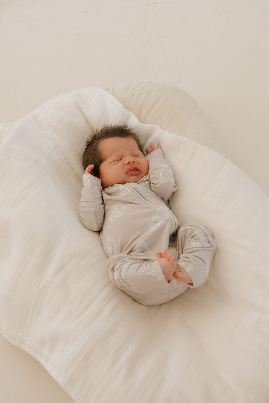 Bamboo Zip Pajamas | Excavator