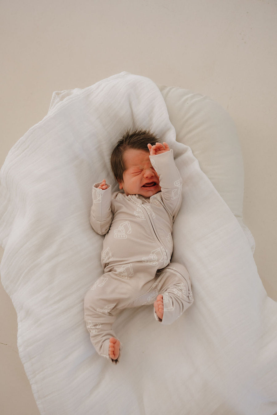 Bamboo Zip Pajamas | Excavator