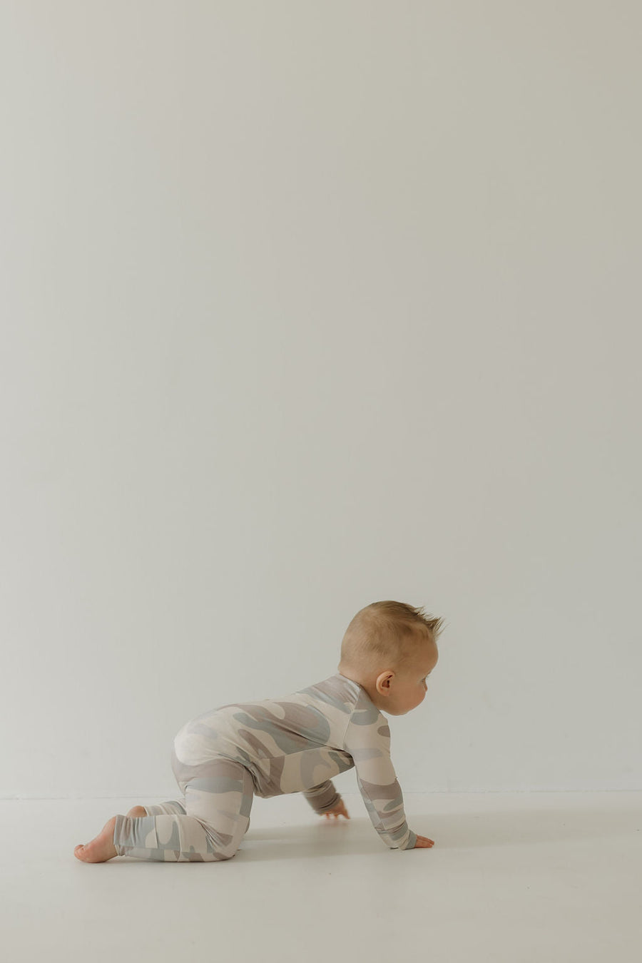 Bamboo Zip Pajamas | Camo