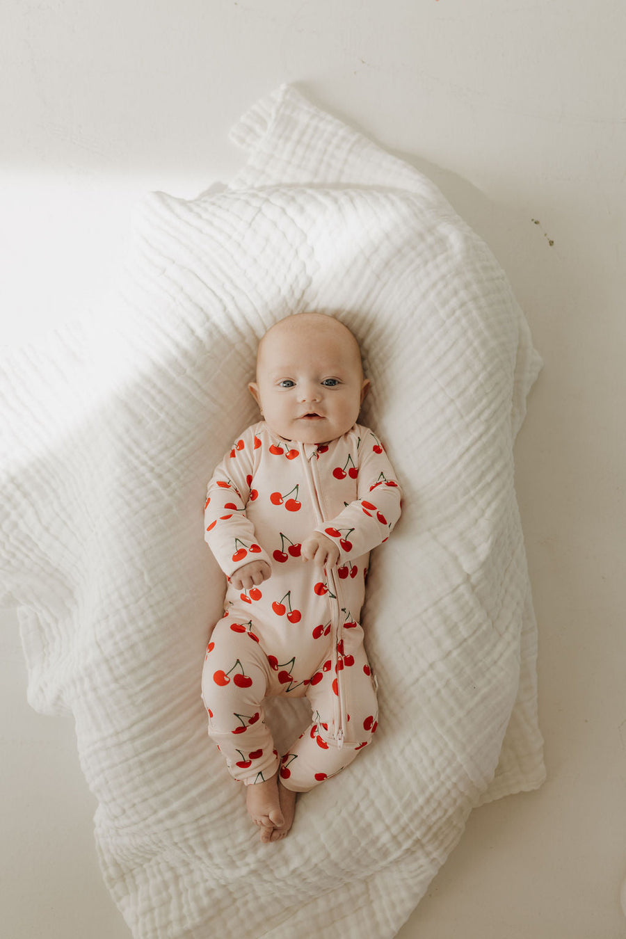 Bamboo Zip Pajamas | Cherry Orchard