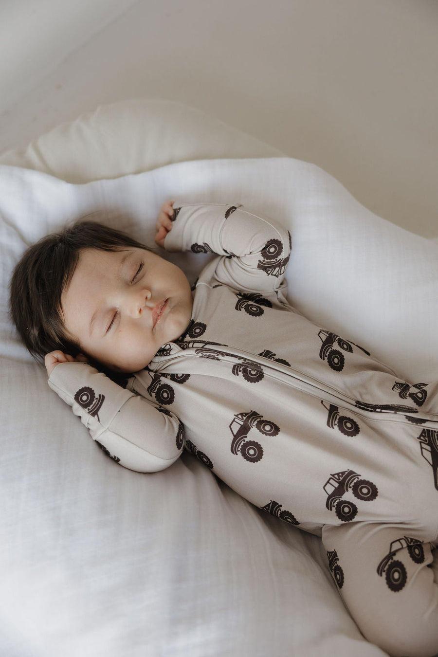 Bamboo Zip Pajamas | Monster Truck