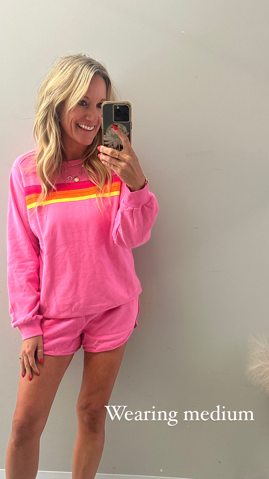 MIA COZY CONTRAST WOMEN'S SET | PINK