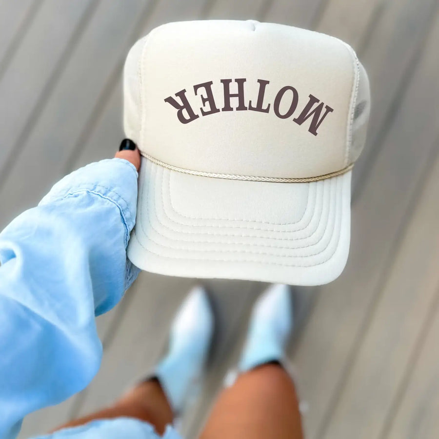MOTHER UPSIDE DOWN TRUCKER HAT