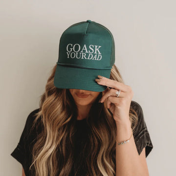 GO ASK YOUR DAD TRUCKER HAT | GREEN
