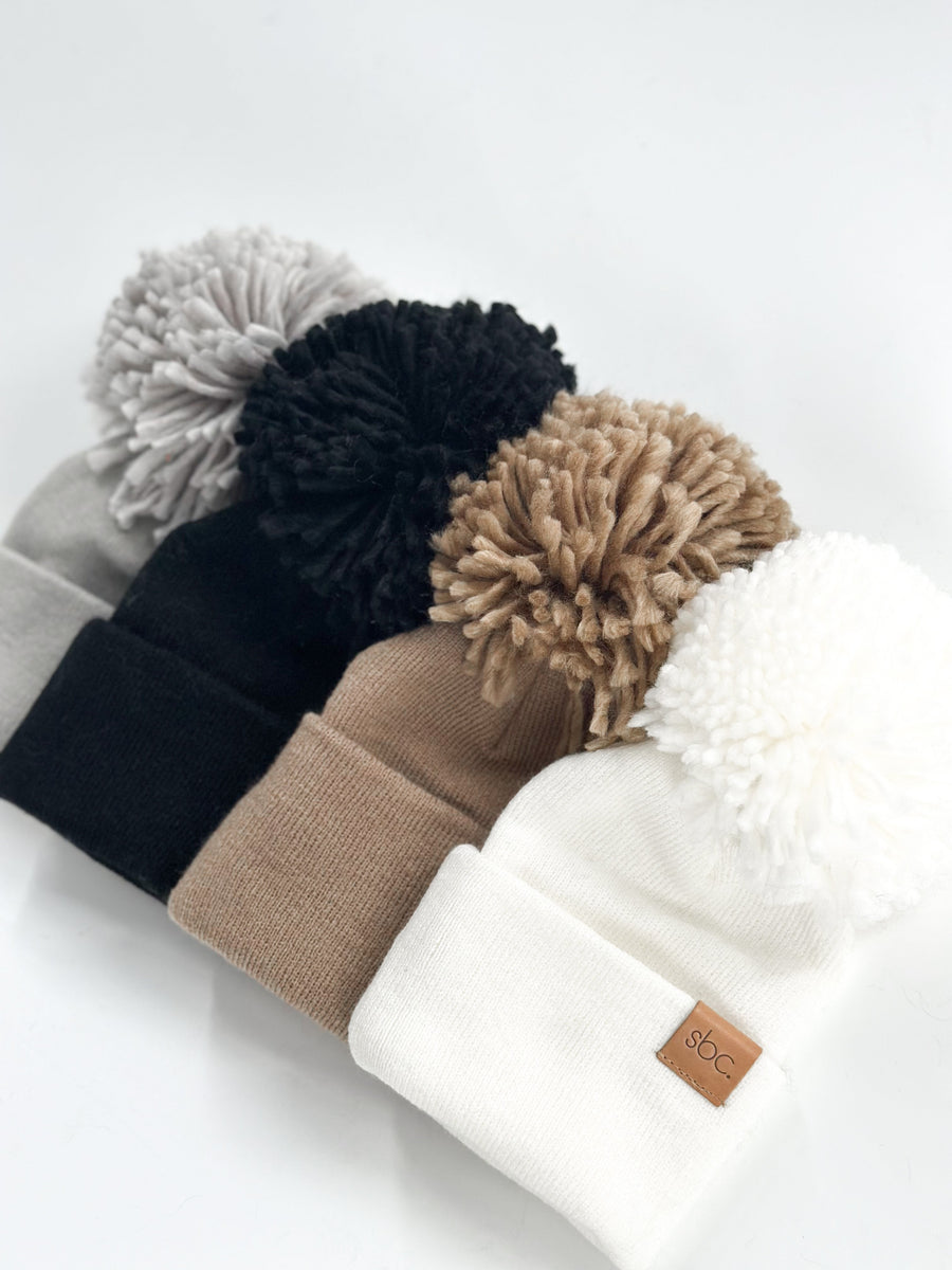 SHORE BABY The Newborn Beanie — Vanilla (COLLECTIVE)