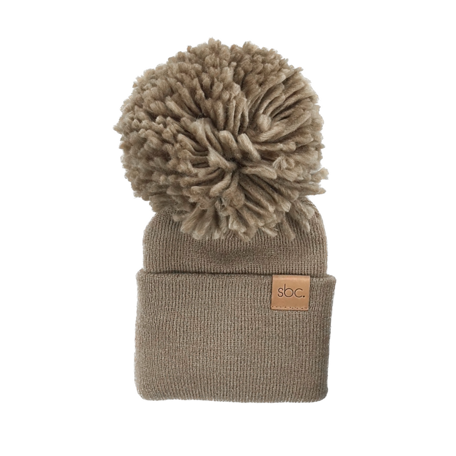 SHORE BABY The Newborn Beanie — Mocha (COLLECTIVE)