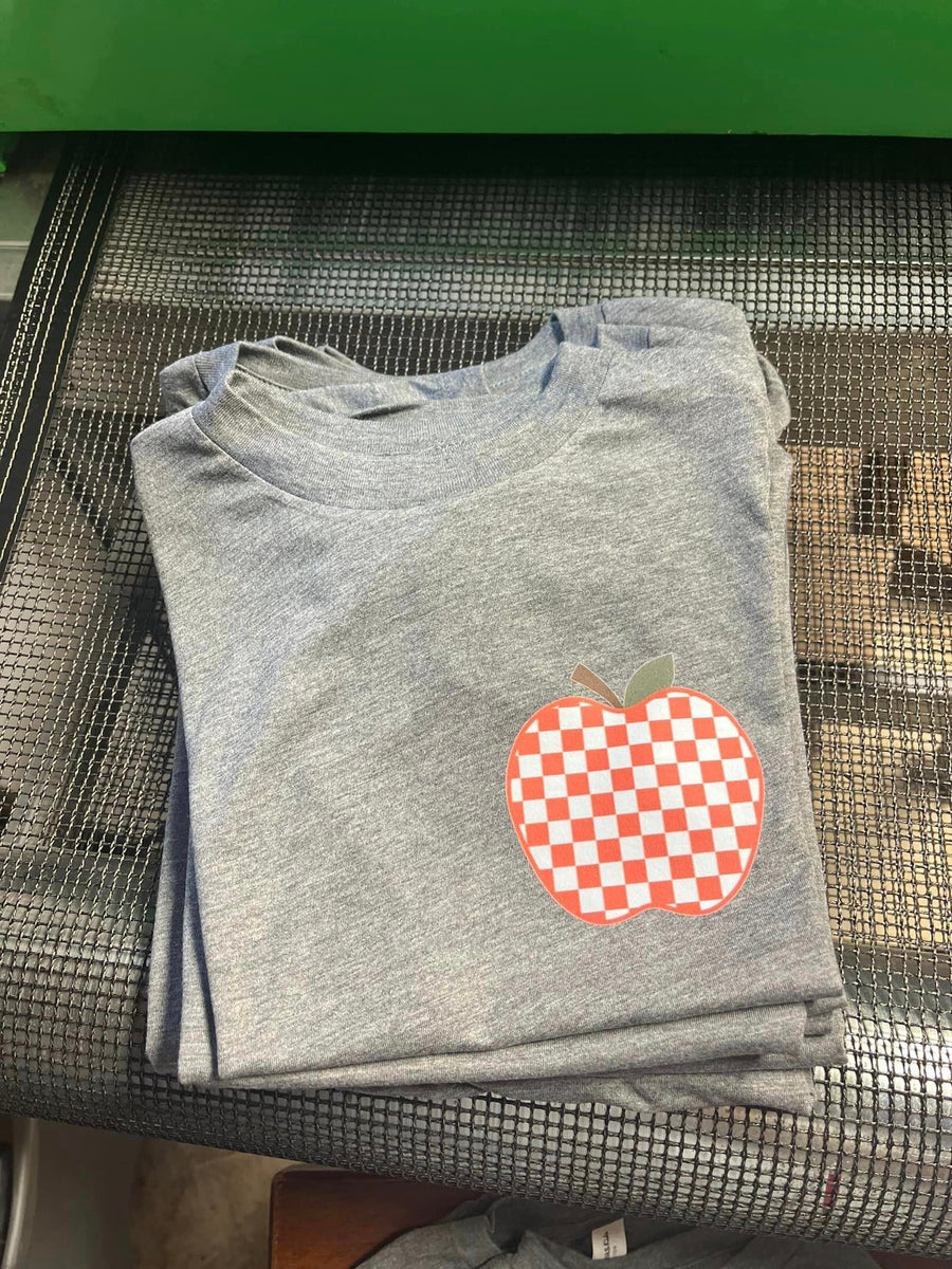 HAPPY KIDS APPLE CHECKER TEE | TODDLER + YOUTH