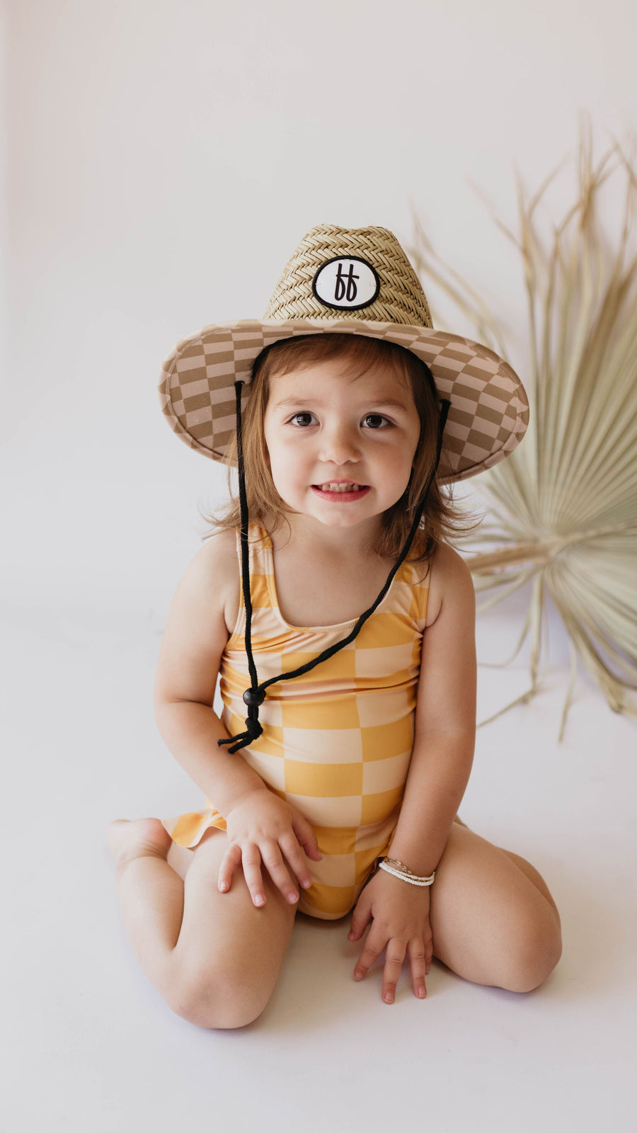 FOREVER FRENCH Sunny Checker | Girl Sleeveless Swimsuit (COLLECTIVE)