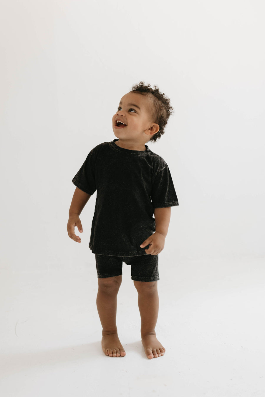 FOREVER FRENCH Midnight | Washed Child Short Set (COLLECTIVE)