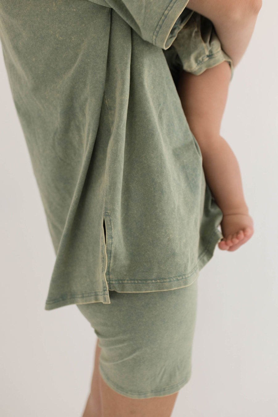 FOREVER FRENCH Sage | Washed Women's Short Set (COLLECTIVE)