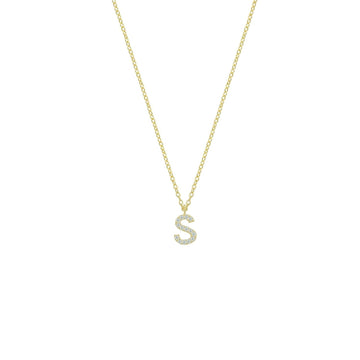 (PRE-ORDER) THE SIS KISS CUSTOM CLASSIC INITIAL WOMEN'S NECKLACE | GOLD, ROSE GOLD OR SILVER