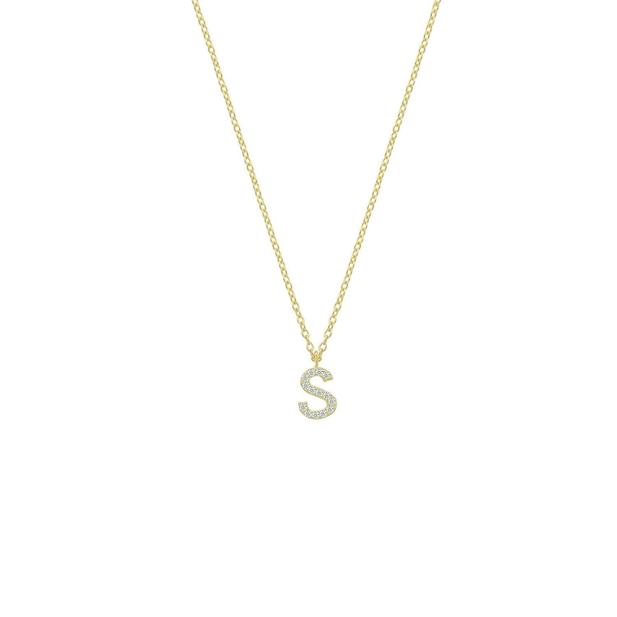 (PRE-ORDER) THE SIS KISS CUSTOM CLASSIC INITIAL WOMEN'S NECKLACE | GOLD, ROSE GOLD OR SILVER