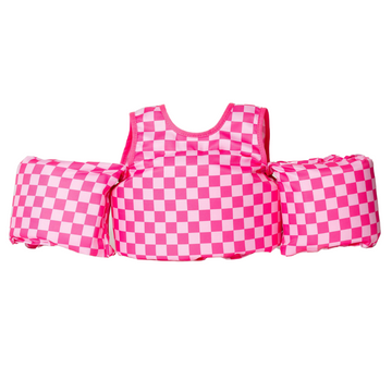 DRIPFLOATS Pink Checkered Kids Float (COLLECTIVE)