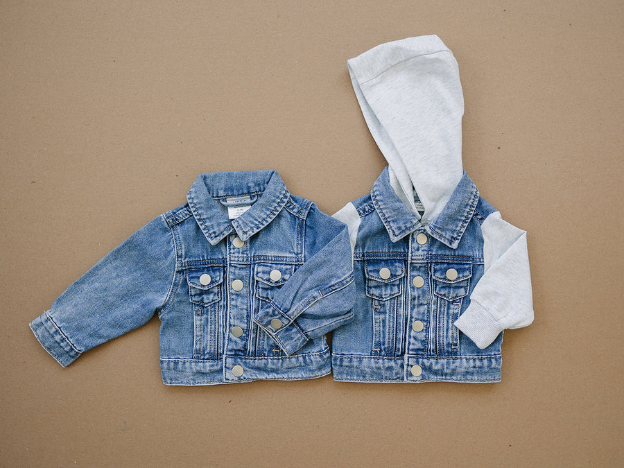 Mebie Baby Hooded Jean Jacket (COLLECTIVE)