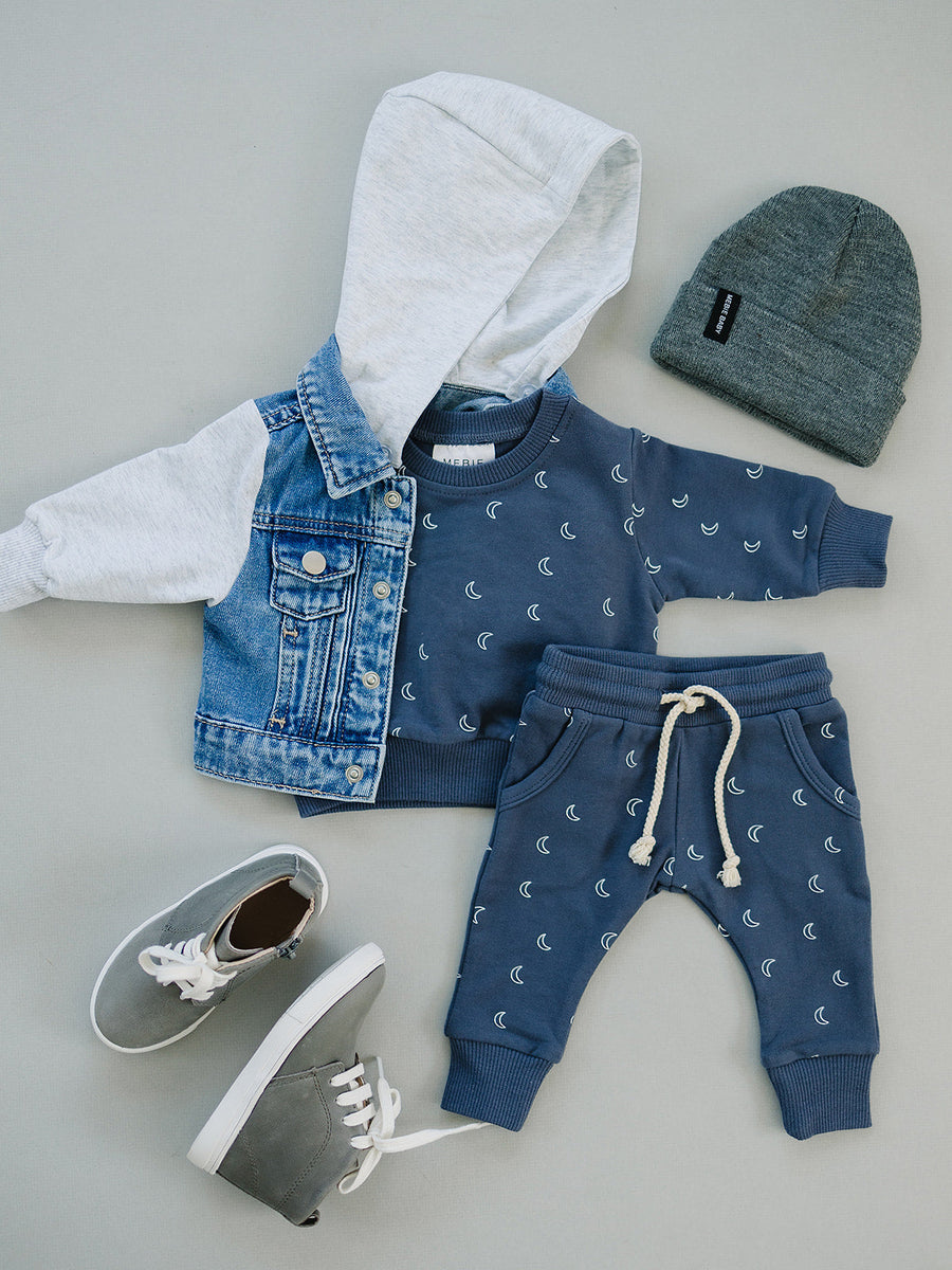 Mebie Baby Hooded Jean Jacket (COLLECTIVE)