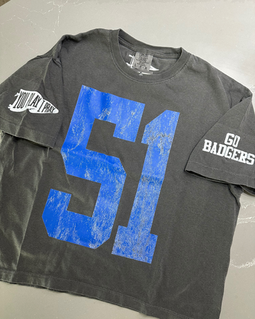 (PRE-ORDER) CUSTOM #1 FAN BOXY TEES | CREAM OR PEPPER
